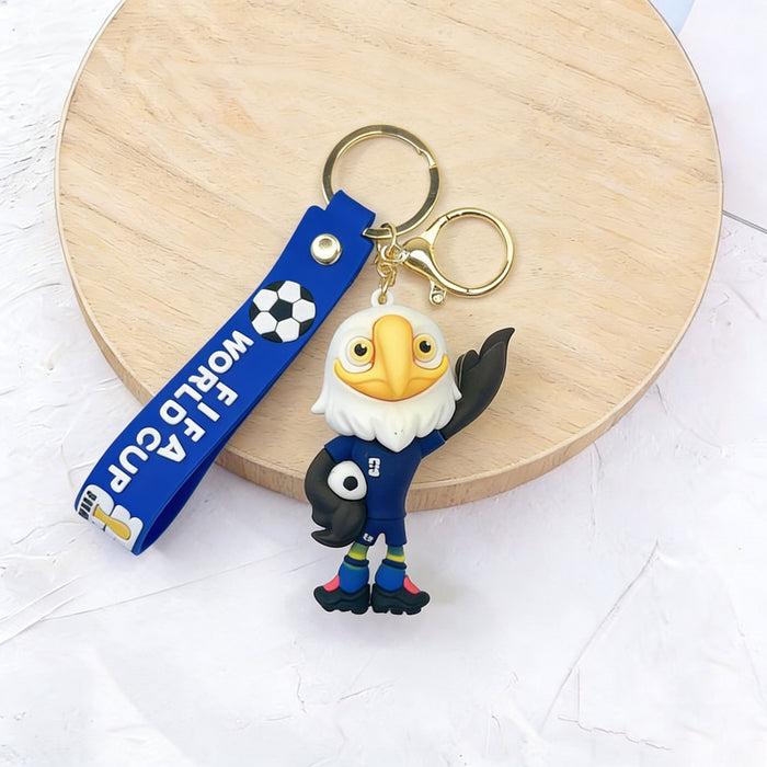 Wholesale World Cup Keychain Cartoon Pendant