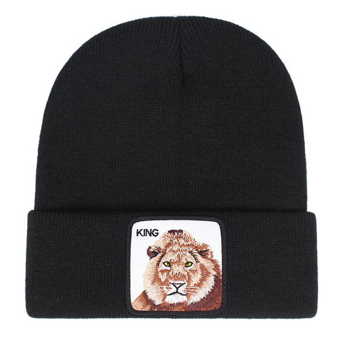 Wholesale Knitting Embroidery Acrylic Cartoon Fashionhats Winter Warm JDC-FH-JingK005