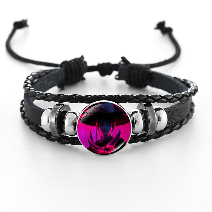 Wholesale Kpop Cute Cartoon Time  Bracelet