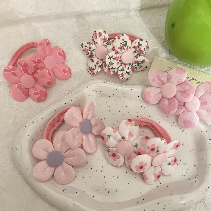 Wholesale Flower Headband  Rope Rubber Band Hair Scrunchies