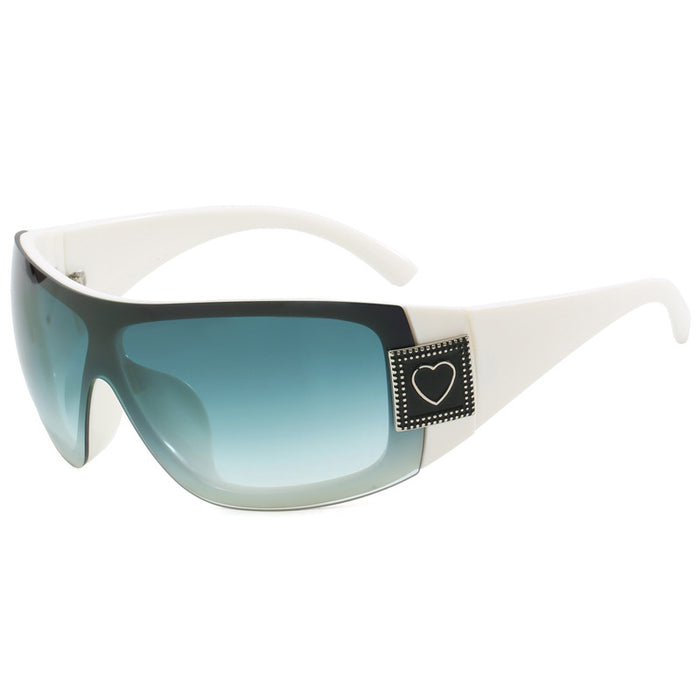 Wholesale Conjoined glasses, sunglasses, cycling high-end large frame