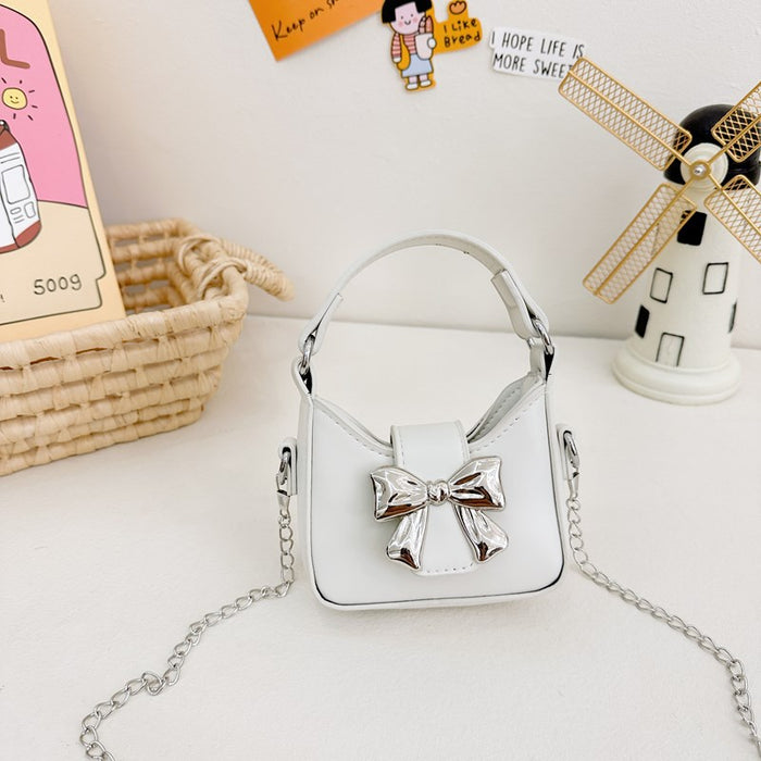 Wholesale Crossbody bag mini children's butterfly fashionable single shoulder PU chain bag