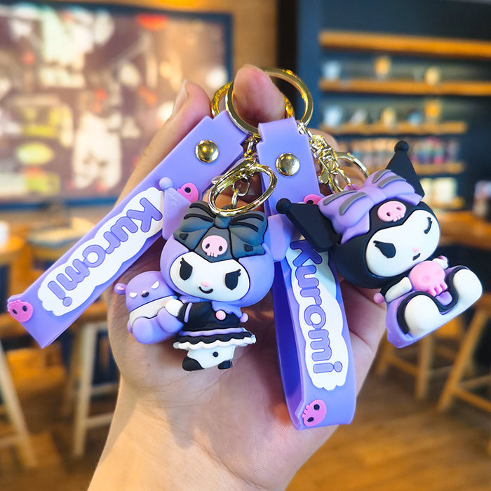 Wholesale Cartoon Doll Silicone Keychain JDC-KC-Tingm275