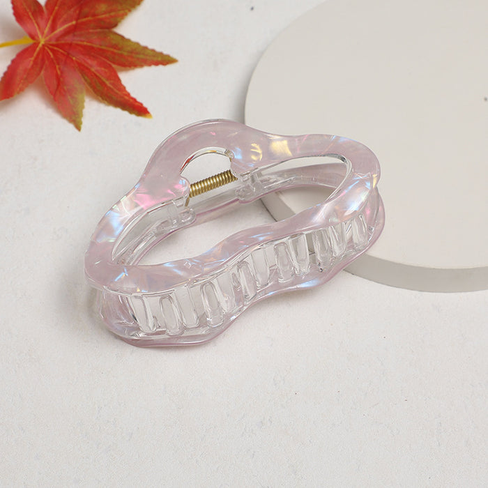 Wholesale New style clip with large hollowed out cloud pattern, high-end hair clip, light luxury style wholesale