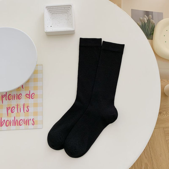Wholesale Middle socks, pure cotton long socks, pile socks