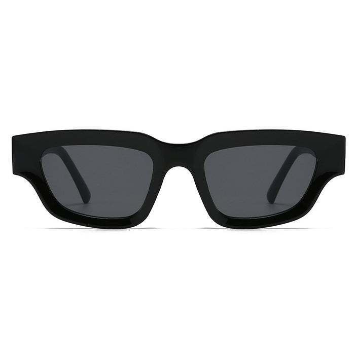 Wholesale New Transparent Small Box Sunglasses Trendy Personalized Sunglasses Retro Brown Sunglasses Wearing Sunglasses