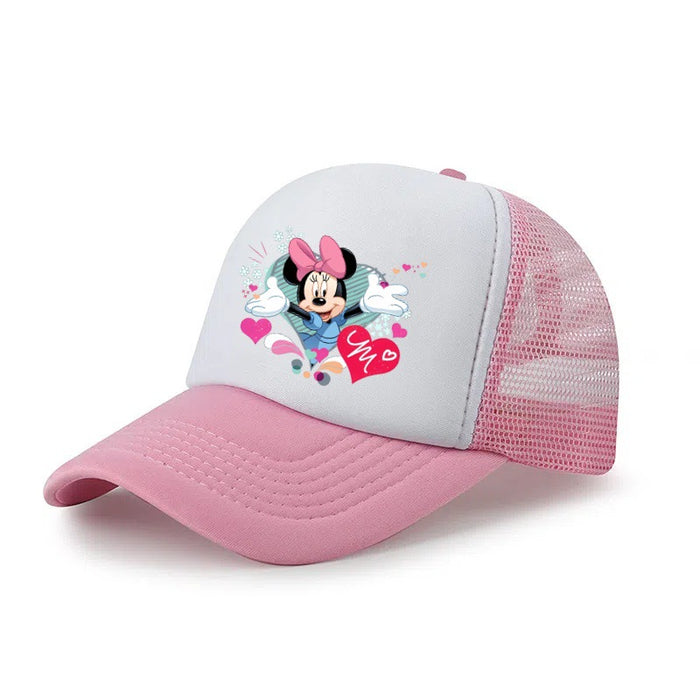 Wholesale Cartoon print baseball cap mesh breathable dome hat hip-hop sports cap