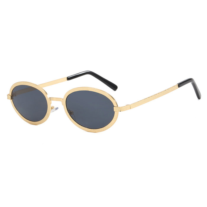 Wholesale Retro Thin Oval PC Sunglasses JDC-SG-PLS151