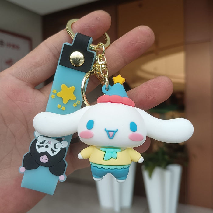 Wholesale Cartoon Silicone Anime Keychain JDC-KC-YiChang034