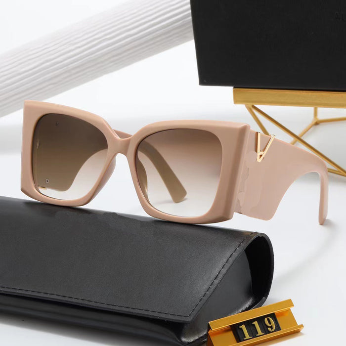 Wholesale Fashionable retro large frame butterfly shaped sunglasses with a high-end feel