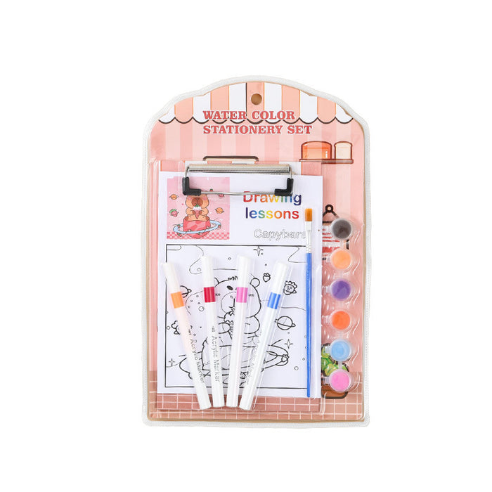 Wholesale DIY Plywood Watercolor pen Set