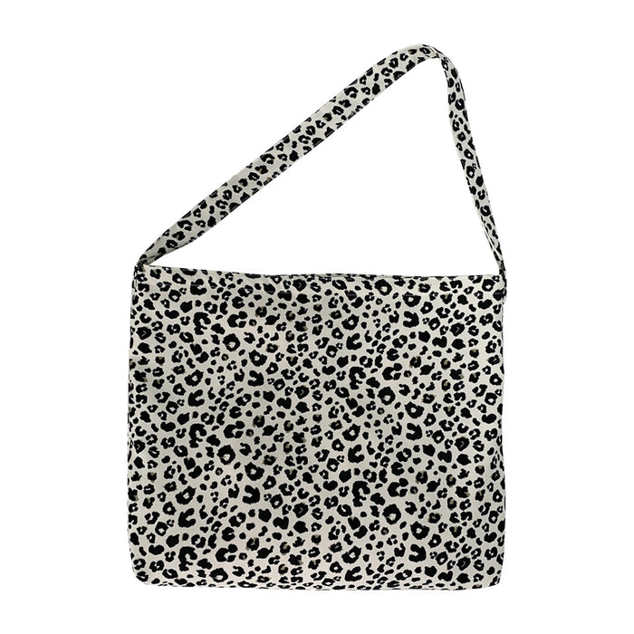 Wholesale Diagonal cross bag, large capacity single shoulder shopping bag, fashionable canvas bag