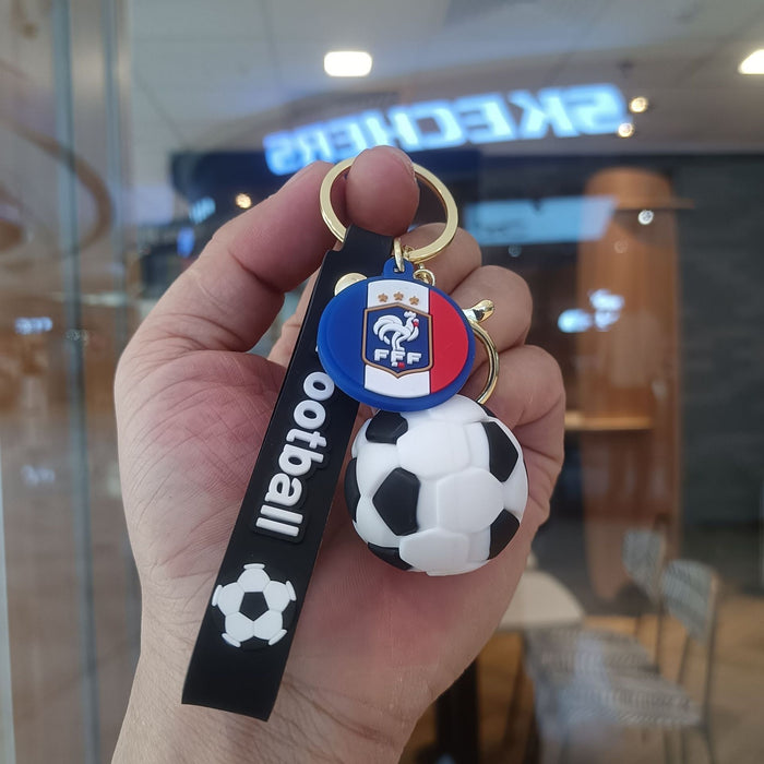 Wholesale Cartoon Football Commemorative Keychain