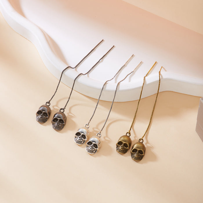 Wholesale Skull Ear Wire Earrings Alloy Fashion Accessory Boutique Resale