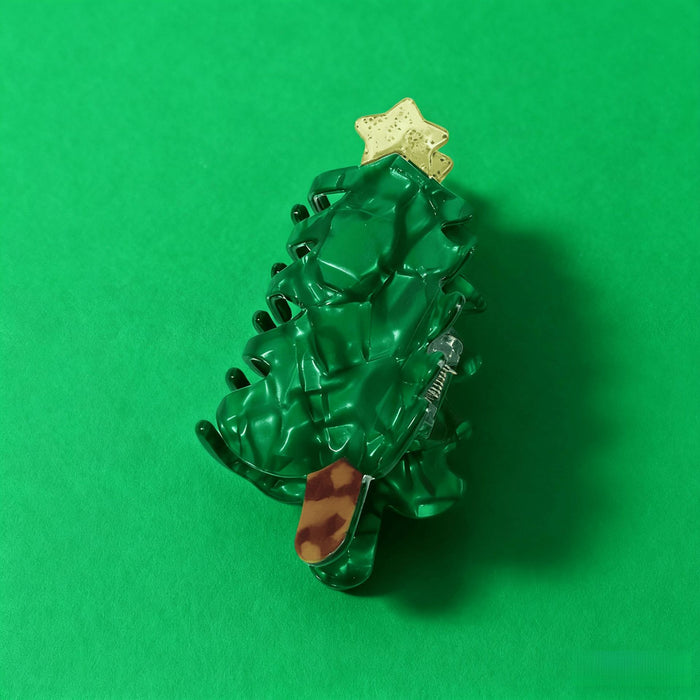 Wholesale Christmas Themed Plastic Resin Kids Hair Claw Clip Cute Half Shark Clip Accessory For Party Gift And Boutique Resale