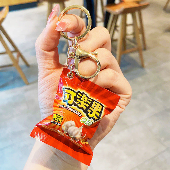 Wholesale Simulation Food School Bag Keychain JDC-KC-LeZ012