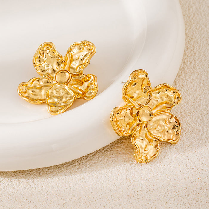 Wholesale Sunflower Starfish Summer Ocean Style Earrings