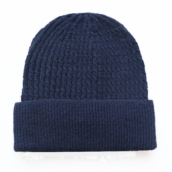 Wholesale Acrylic Solid Color Knitted Beanie Hat JDC-FH-LvH012