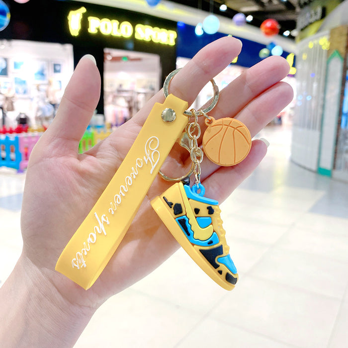 Wholesale Chic Slipper Keychain Metal Keyring Bag Charm MOQ≥2