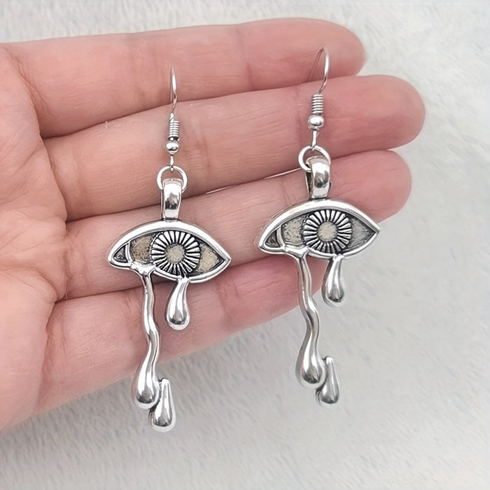 Wholesale   Devil's Eye tears eyes alloy pendant earrings ear jewelry