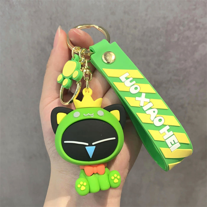 Wholesale 2PCS Cartoon Animals Panda PVC Keychains JDC-KC-Aobang005