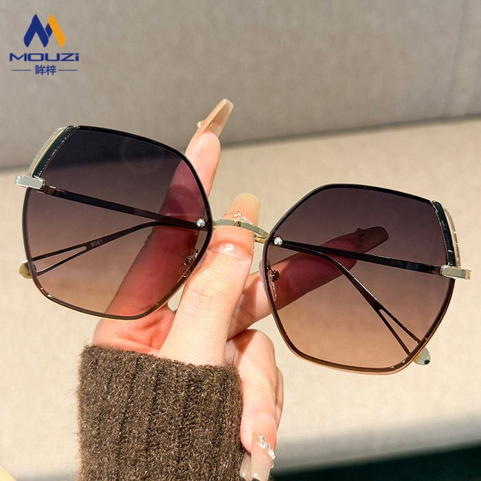 Wholesale Sunglasses, fashionable and casual frameless sunglasses, high-end and UV resistant sunglasses