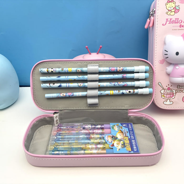 Wholesale New Stress Relief Pencil Case Double-Layer Pen Box