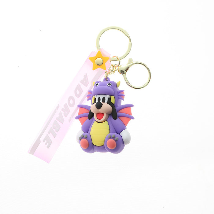 Wholesale 2024 Silicone Cartoon Doll Keychain JDC-KC-ZiX028