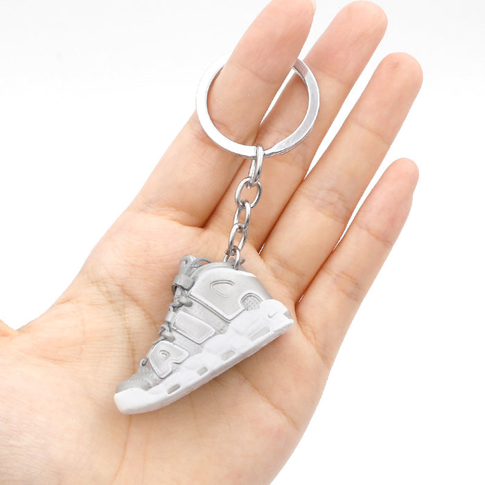 Wholesale PVC Basketball Shoe Model Keychain JDC-KC-QLPing010