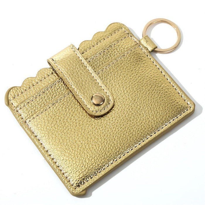 Wholesale PU Leather Card Holder Keychain JDC-KC-JinHan001