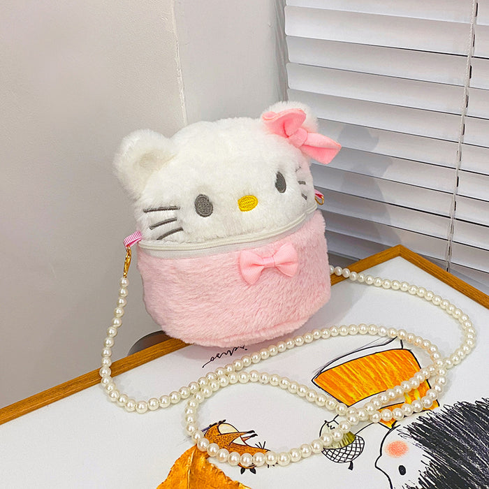 Wholesale Cute Cartoon Plush Shoulder Bags JDC-HB-RongT001