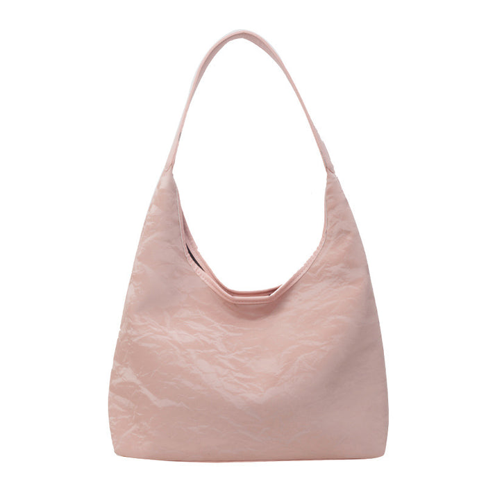Wholesale Retro commuting bag, large capacity tote, new trendy and relaxed shoulder bag, personalized design