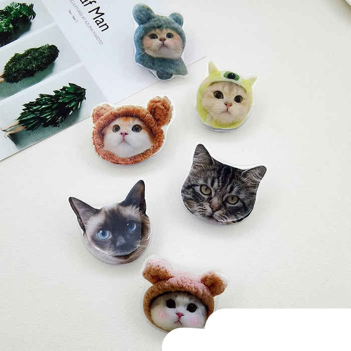 Wholesale Special-shaped Glue Cute Pet Cat Phone stand