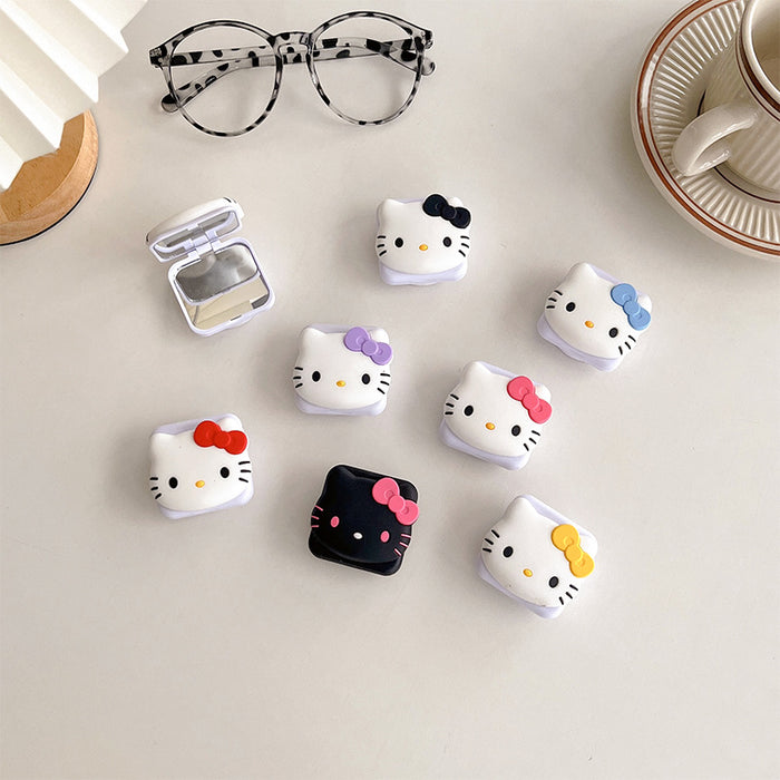 Wholesale Cartoon Cat Flip-Mirror Phone Grips