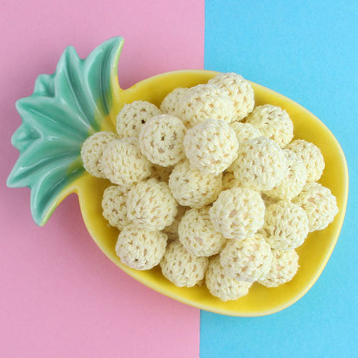 Wholesale 10PCS 16mm Wooden Cotton Thread Crochet Yarn Balls JDC-BDS-BaoQin016