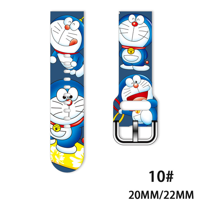 Wholesale Printed Tpu Watch Strap Wrist Strap JDC-WD-NuoQi083