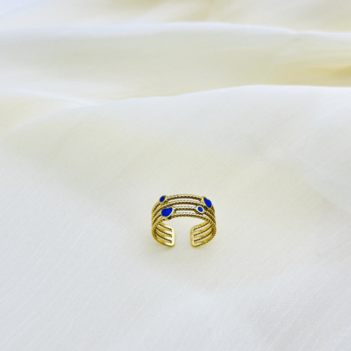 Wholesale 2pcs Heart-shaped openwork stainless steel ring