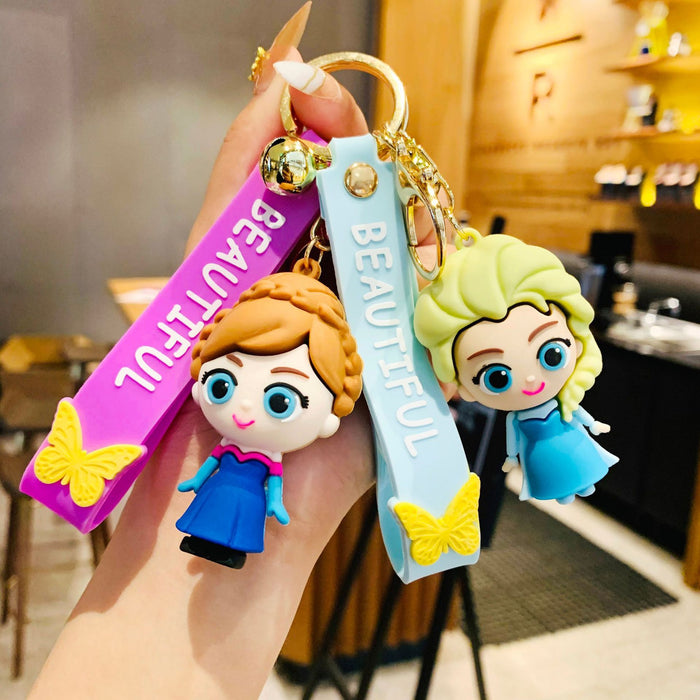 Wholesale Silicone Cartoon Doll Keychain JDC-KC-JiShi003