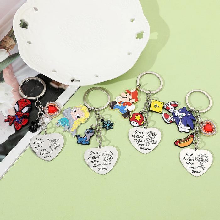 Wholesale Letter Metal Keychain (M) JDC-KC-ShaoH008