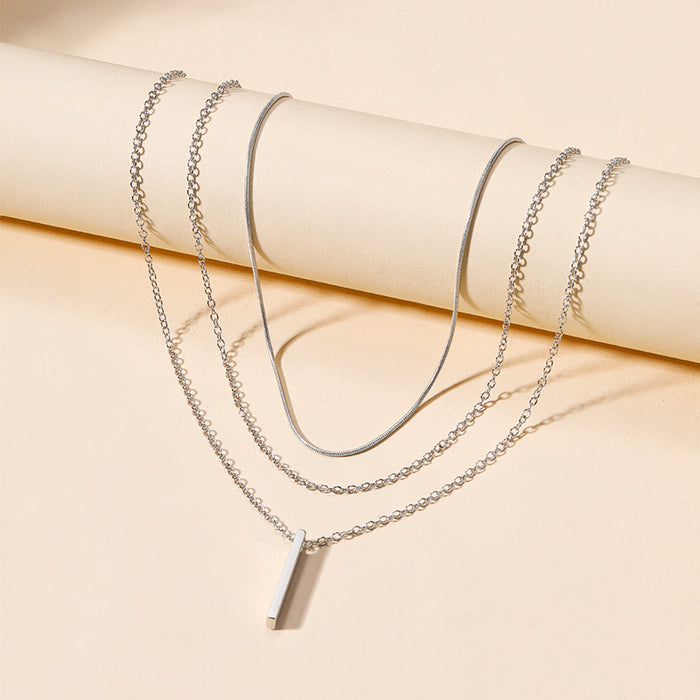 Wholesale Fashionable lines, multi-layered necklaces, collarbone chains, headwear accessories