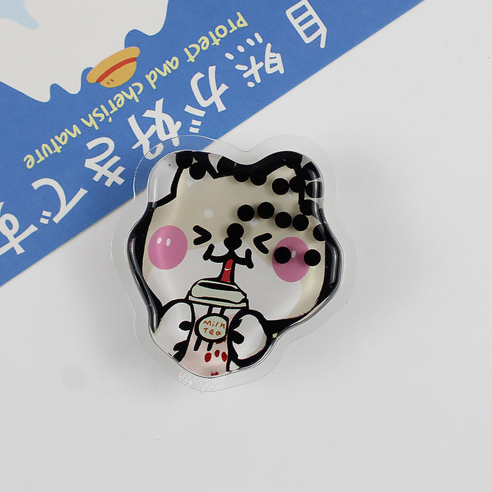 Wholesale Creative Cartoon Quicksand Phone Cushion Stand