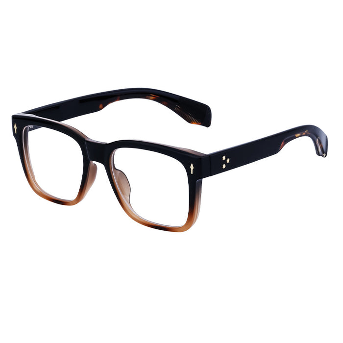 Wholesale Retro square frame glasses frame can be paired with myopia glasses and flat lenses