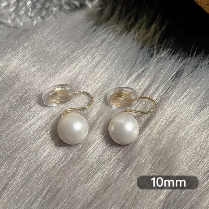 Wholesale Vintage, minimalist, high-end pearl earrings, niche, light luxury, versatile earrings