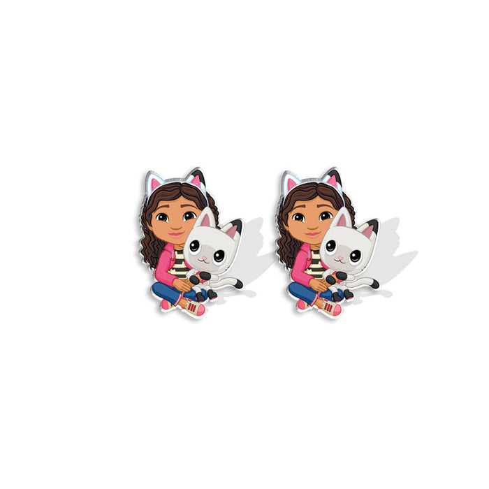 Wholesale Cute Doll House Earrings Cat Earrings Doll Earrings