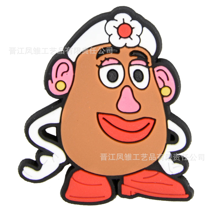 Wholesale 50pcs Cute cartoon Shoes Charms accessories