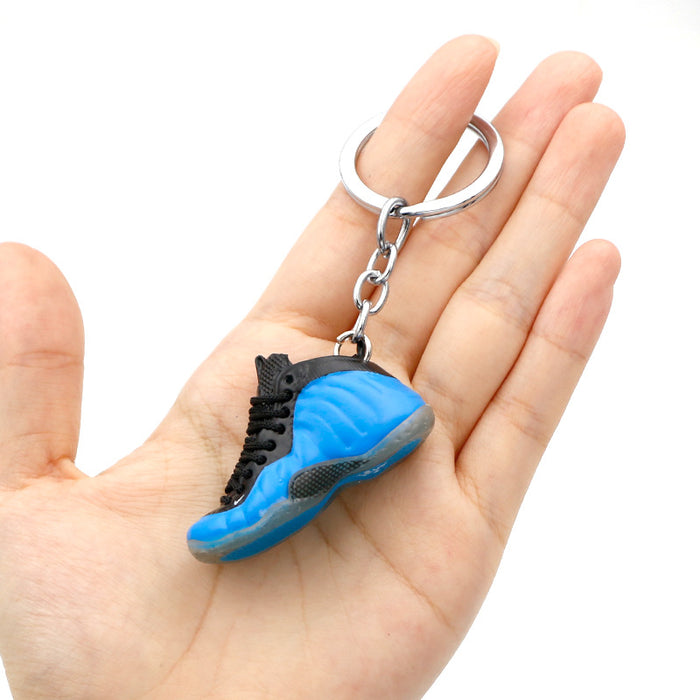 Wholesale 3D Stereoscopic Basketball Shoes PVC Keychains JDC-KC-QLPing018