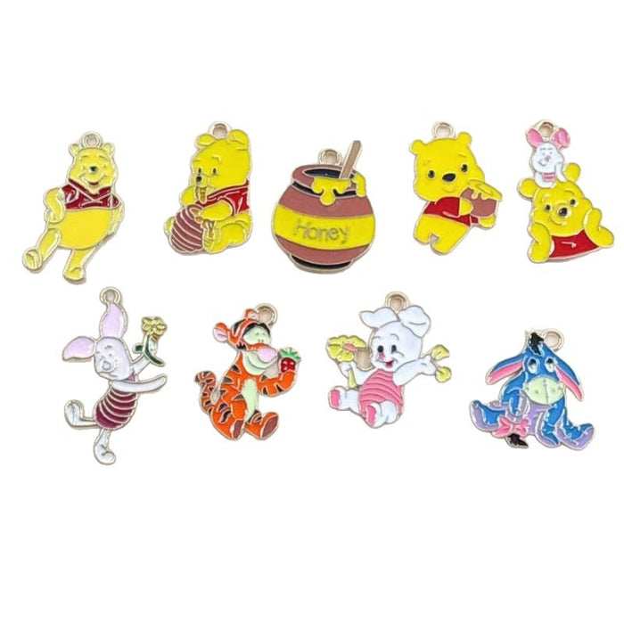 Wholesale Cute cartoon-style enamel alloy DIY pendant