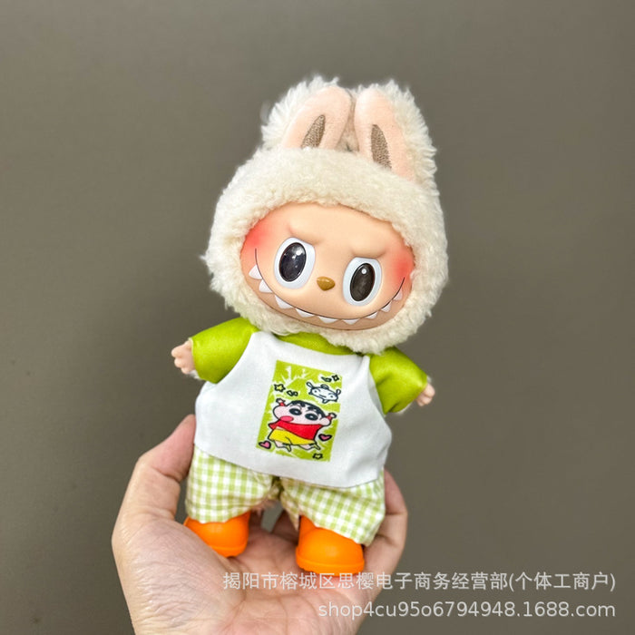 Wholesale 17cm Cartoon Doll Clothes Set
