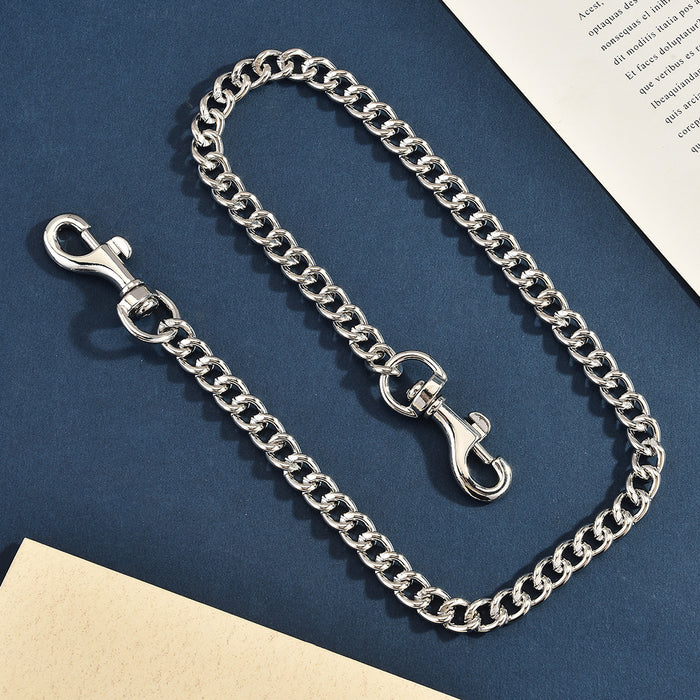 Wholesale Vintage Metal Bag Chain Charm With Cross And Roman Numeral Pattern Antique Silver Finish Fashion Accessory