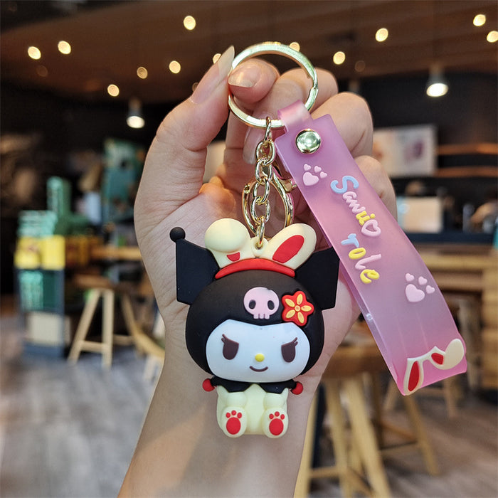 Wholesale Silicone Cartoon Doll Keychain JDC-KC-MingT088